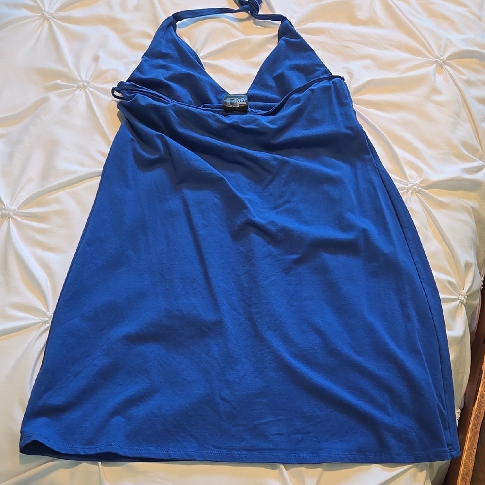 Florida Gator Blue Halter Dress With Crystal Logo - Picture 4 of 4